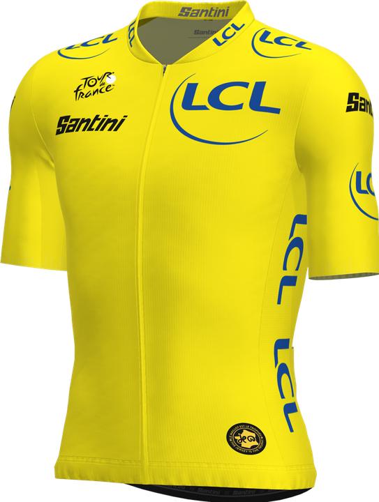 Image du produit Santini Kurzarmtrikot TDF LEADER PROFI Herren (XL)