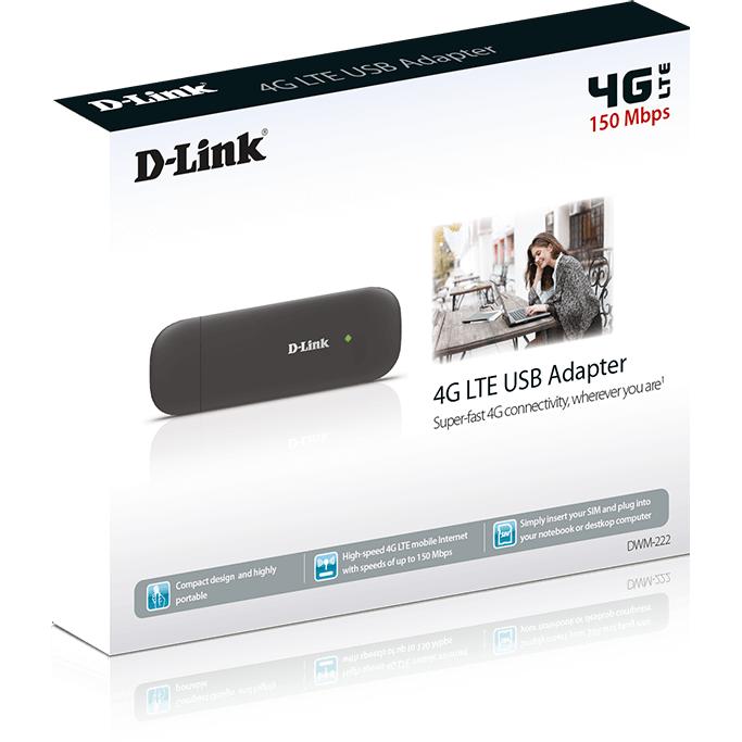 Thumbnail - D-Link Dwm-222, Router, Schwarz