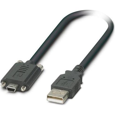 Phoenix Contact MINI screw USB Datacable, 3 m, Cavo + Spina elettrica