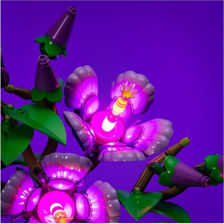 Actual product image Light my bricks LMB 2.0 LEGO® 10372# Hibiscus Light Kit