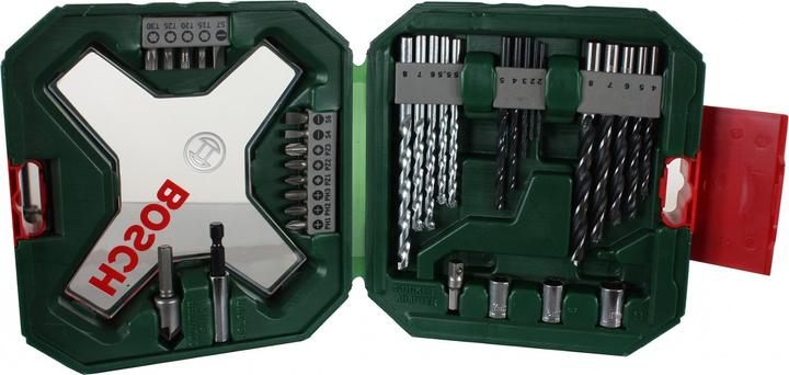 Actual product image Bosch Zubehör X - Line Classic drill and bit set 34 pieces (6 mm, 5.5 mm, 7 mm, 3 mm, 5 mm, 8 mm, 2 mm, 4 mm)