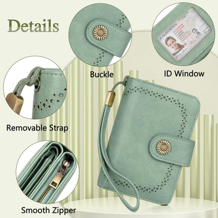 Produktbild Only-Bags.Store Brieftasche Grosse Kapazität PU-Leder Vintage Brieftasche