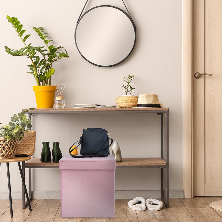 Actual product image Relaxdays Storage Ottoman