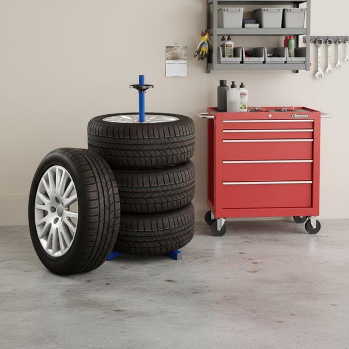 Actual product image Relaxdays tyrerack
