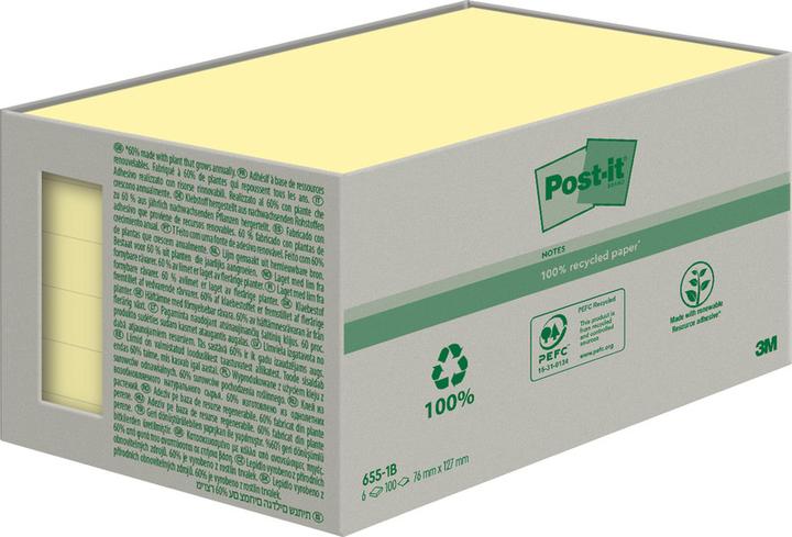 Produktbild Post-it Recycling (76 x 127 mm)