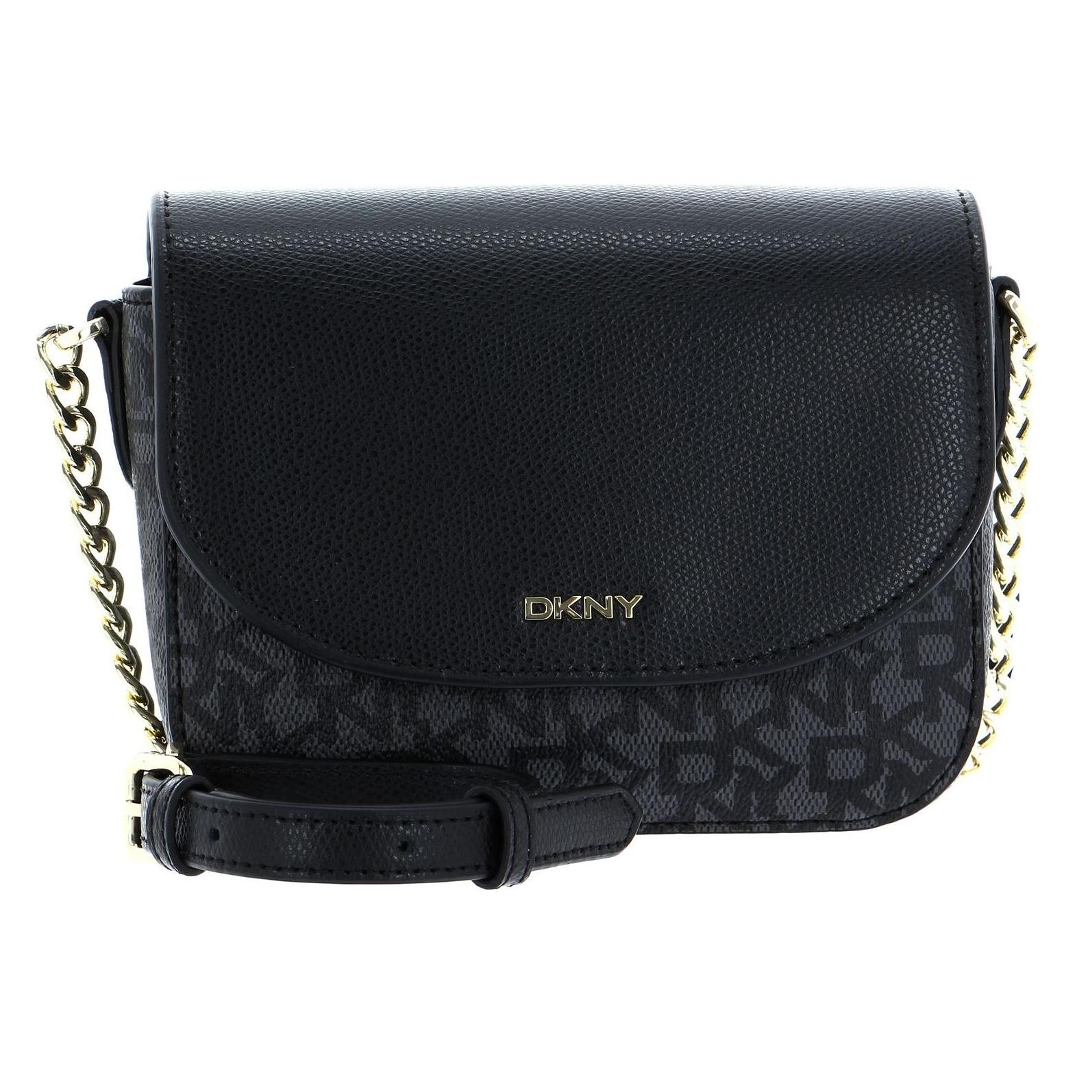 Dkny, Damen, Handtasche, Felicia Flap Crossbody Bag, Mehrfarbig, Schwarz