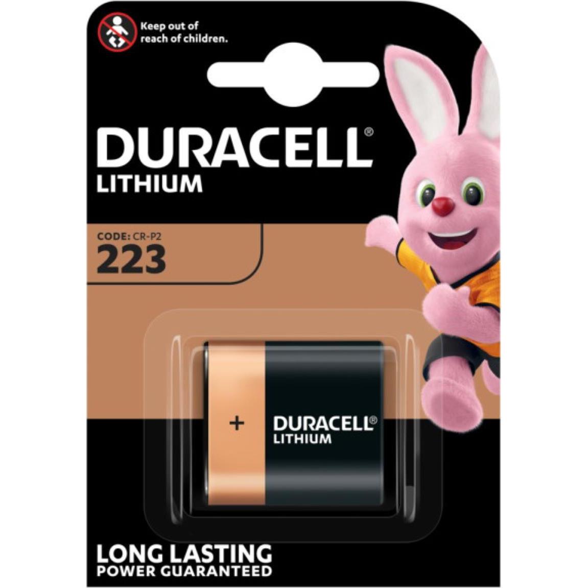 Duracell Lithium (1 pz., 223, 1400 mAh), Batterie + pile