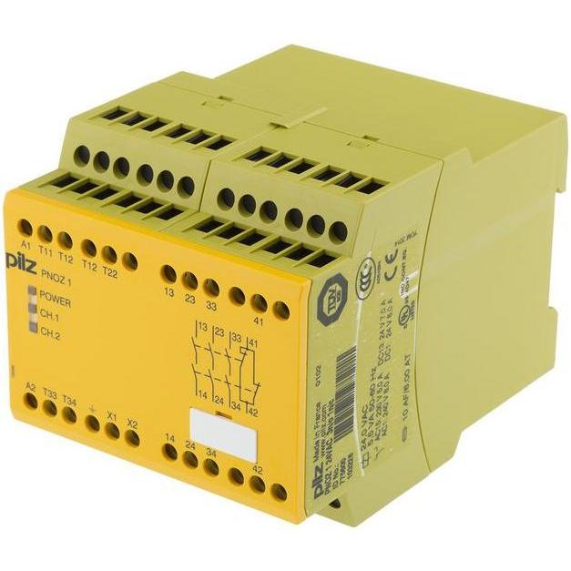 Pilz Notfall Stopp Sicherheit Relais (PNOZ 24VCA 474600)