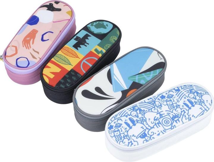 Image du produit Stylex Etui, Cleverpack, ovale 'Kattbjoern' ® env. 21 x 9 x 5 cm, le rabat intérieur offre de la place