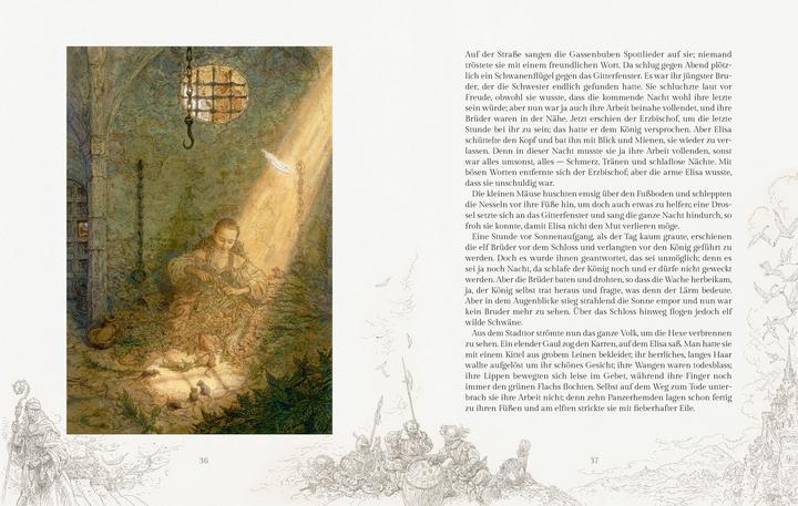 Actual product image Die wilden Schwäne (German, Hans Christian Andersen, Anton Lomaev, 2020)