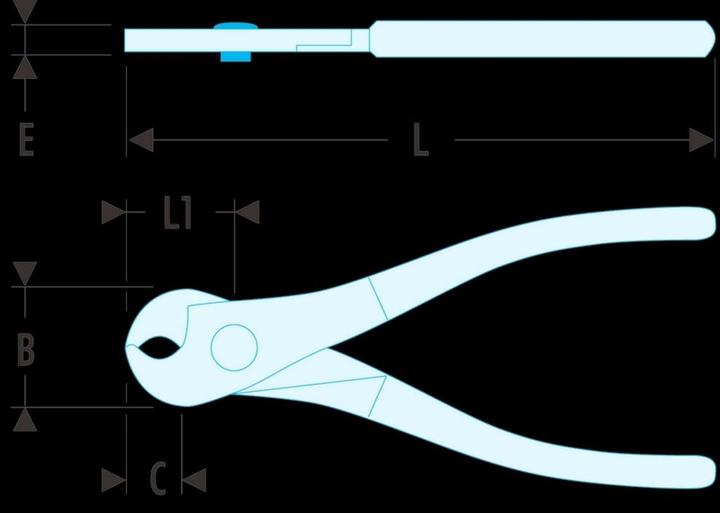 Image du produit Facom Kabelschneider für Kupfer-Alu bis 16 mm (290 mm)