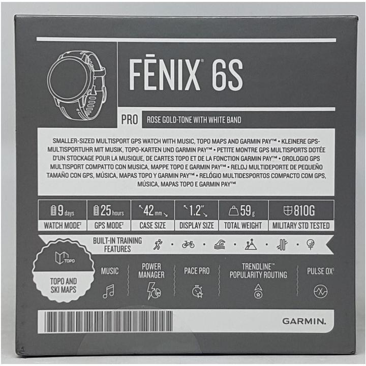 Actual product image Garmin fenix 6S Pro (42 mm)