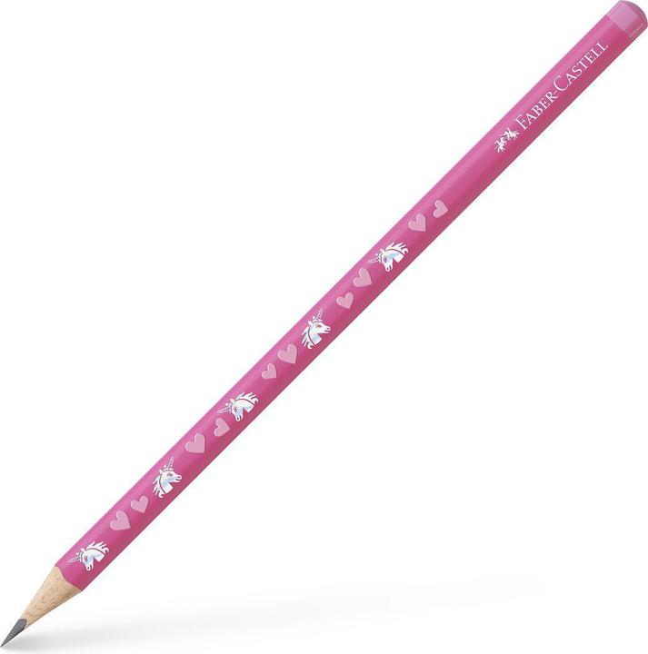 Actual product image Faber-Castell Bleistift Einhorn, pink, HB (HB, 1 x)