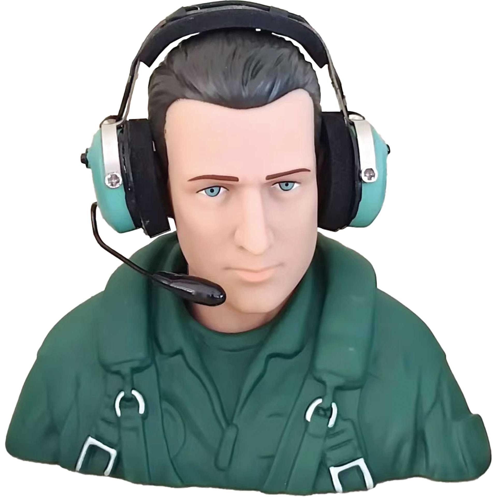 Planet-Hobby 1/5-1/4 civil Pilot mit abnehmbaren Headset Höhe 110mm, Breite 113mm, Tiefe 55mm