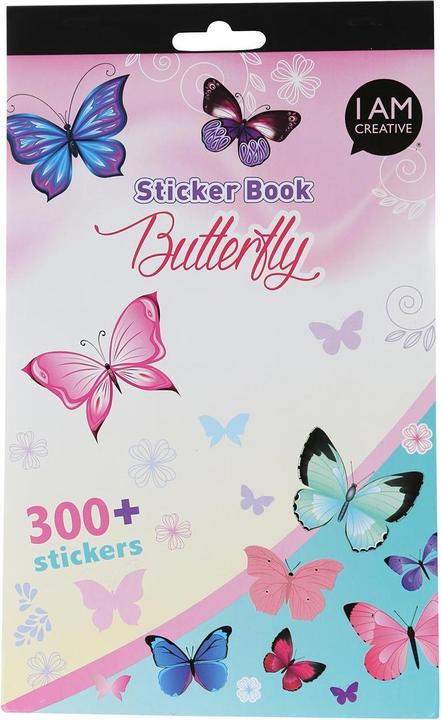 I Am Creative Stickerbuch Butterfly