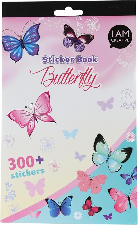 I Am Creative Stickerbuch Butterfly