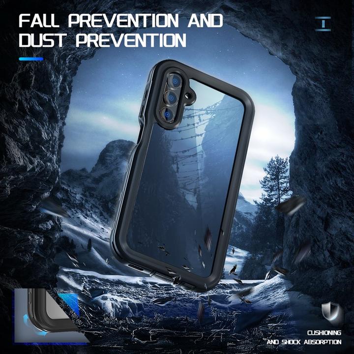 Actual product image Redpepper Samsung Galaxy A15 - IP68 SAM Series Wasserdichtes Outdoor Case, schwarz (Samsung Galaxy A15, Samsung Galaxy A15 5G)
