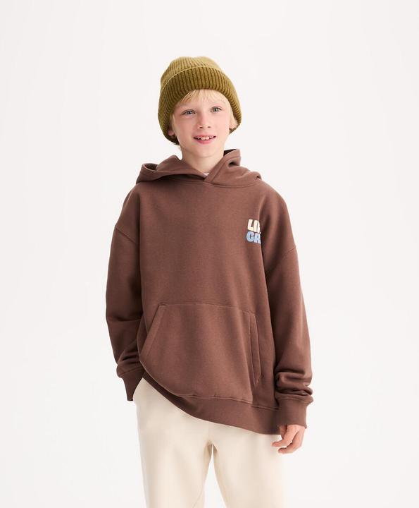 Produktbild La Redoute Collections Bedrucktes Oversize-Sweatshirt mit Kapuze (128)