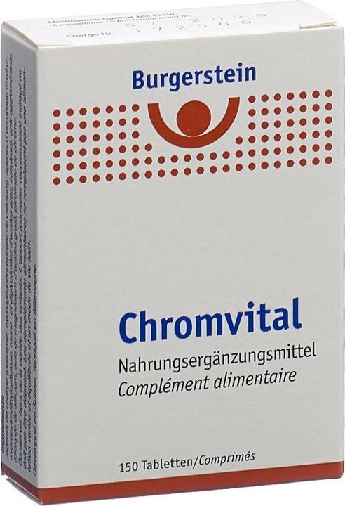 Image du produit Burgerstein Chromvital (150 Tabs) (150 pcs, Cachets, 34 g)