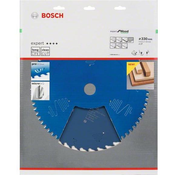 Thumbnail - Bosch Professional Zubehör, Sägeblatt, Kreissägeblatt Expert for Wood, 330 x 30 x 3,5 mm, 40