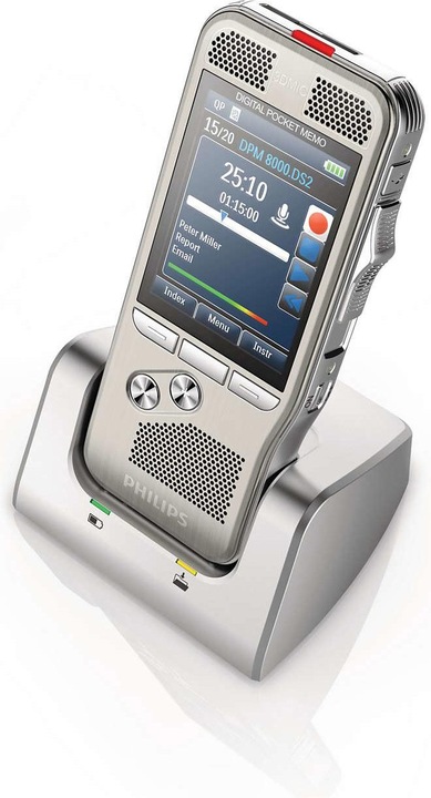 Produktbild Philips DPM8300 Pocket Memo Integrator (ohne Software, Schiebeschalter) (4 GB)