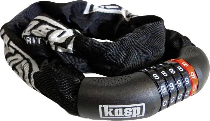 Kasp K470810D Kettenschloss Schwarz Zahlenschloss (100 cm)
