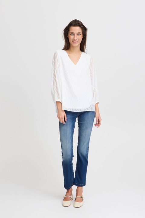 Actual product image B.young BYFRIKKE VNECK BLOUSE 20816245 (34)
