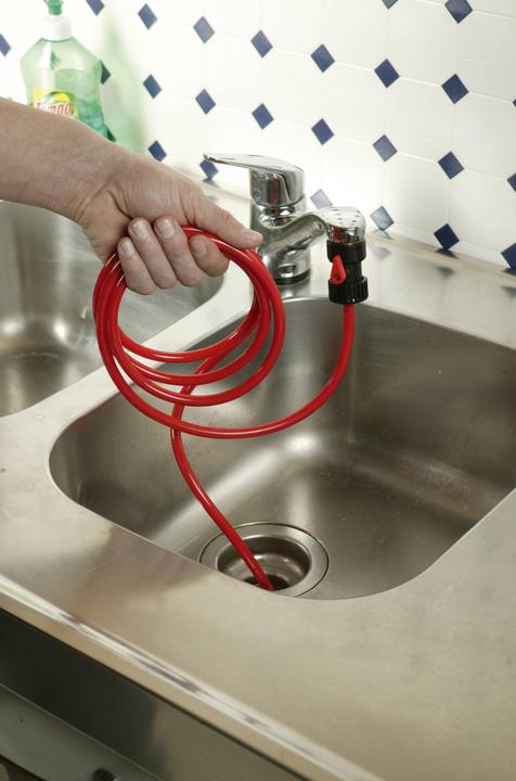 Produktbild Captain Clean Rohrfrei-Schlauch „Rohrfrei-Power“, mit Rücklaufventil