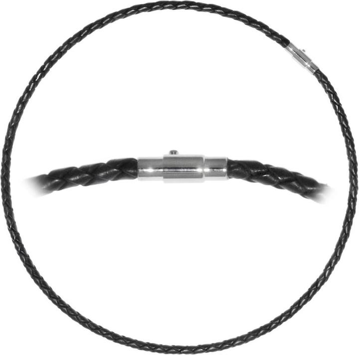 Image du produit Bijouteria Chaîne (Acier inoxydable, Cuir, 55 cm)