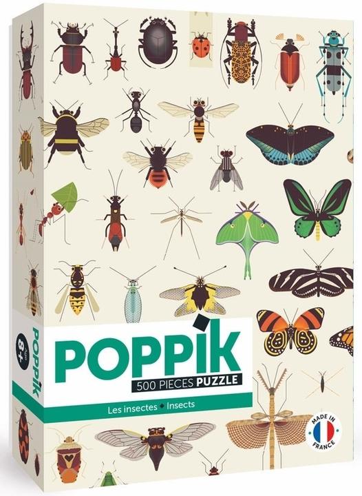 Immagine prodotto Poppik Puzzle, Insekte (500 Teile) (500 pezzi)