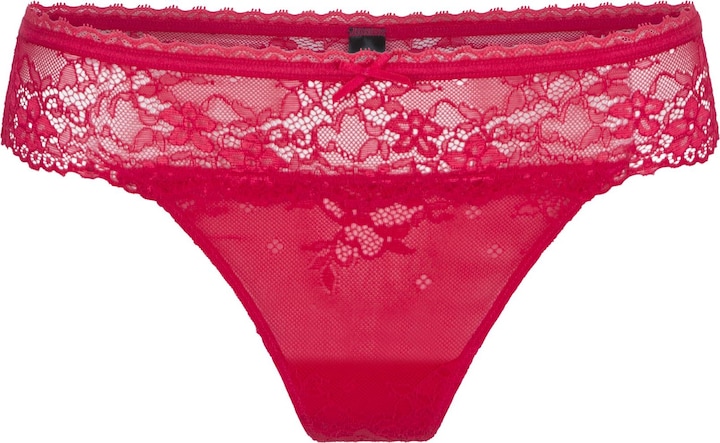 Actual product image LingaDore Daily Lace Thong - Red (M, Single pack)