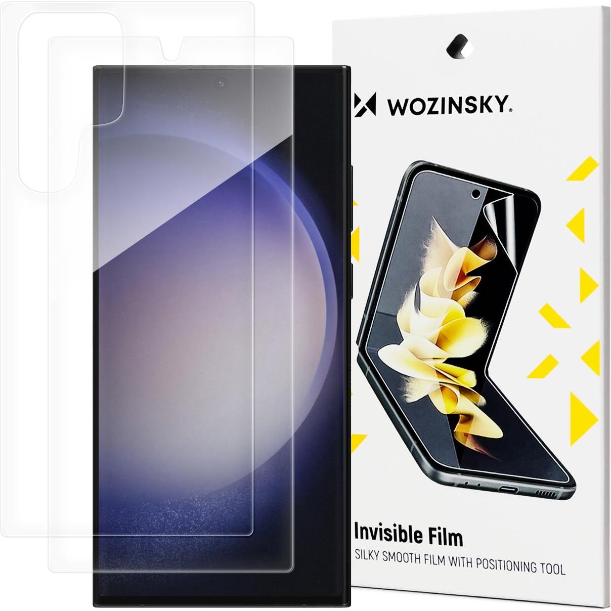Wozinsky Pellicola protettiva Invisible Film per Samsung Galaxy S23 Ultra (1 pz., Samsung Galaxy S23 Ultra), Pellicola protettiva smartphone, Traspare