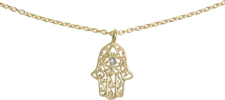 Immagine prodotto Bijouteria Pendente catena (Placcatura in oro, Argento 925, Vetro (di orologio), 42 cm)