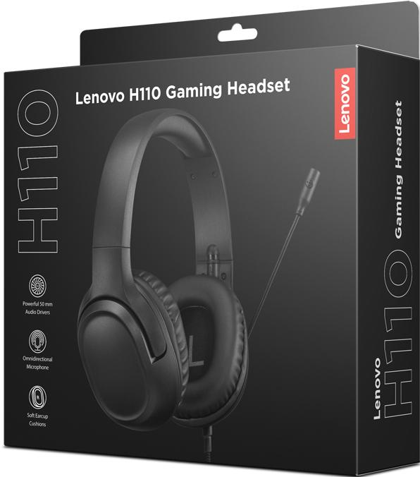 Actual product image Lenovo H110 Gaming Headset (P) (Cable)