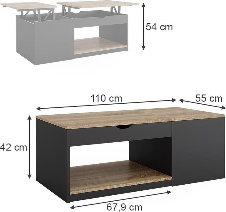 Image du produit Vicco Avela (110 x 55 x 54 cm)