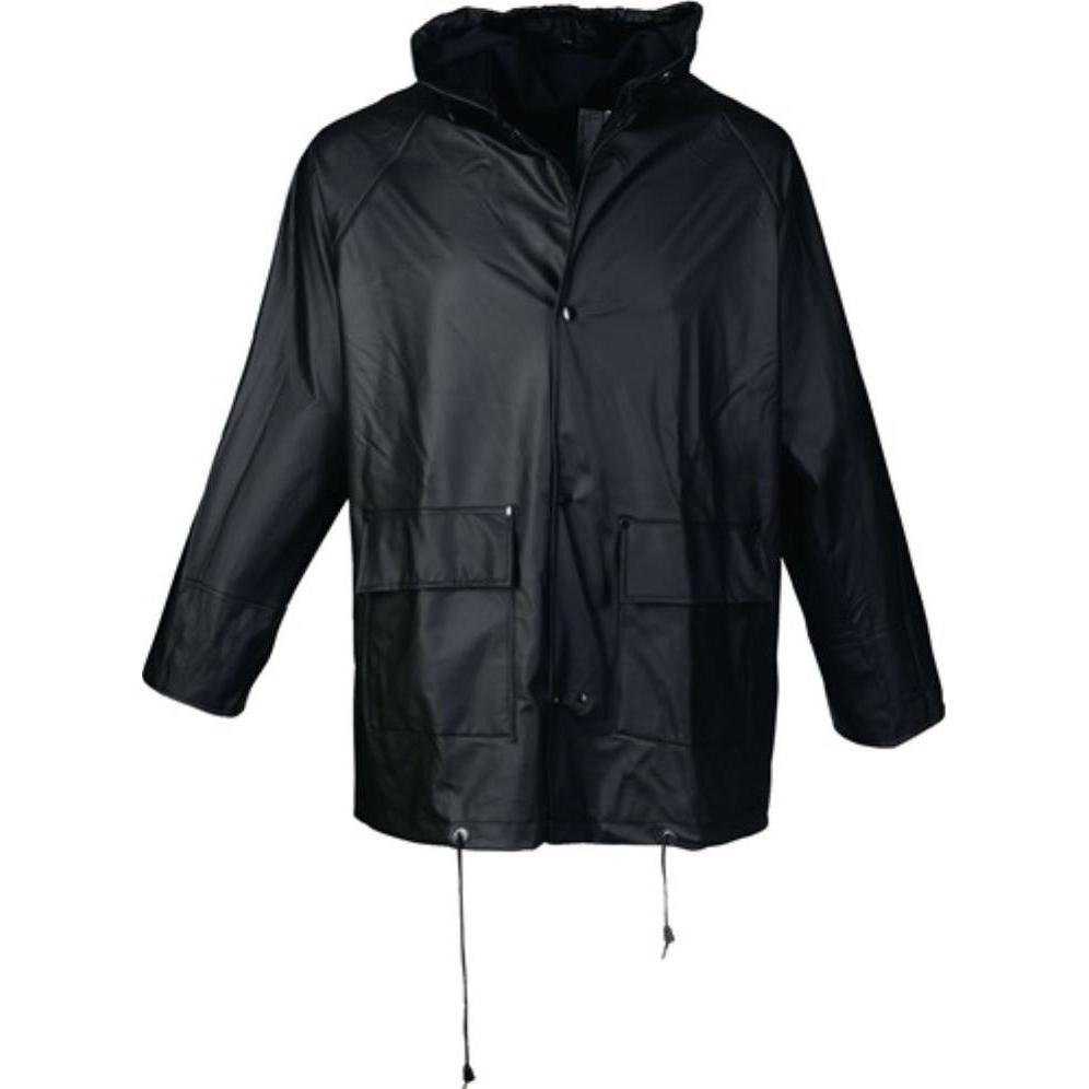 Asatex, Arbeitsjacke, PU Regenschutz-Jacke Grösse XXL schwarz (XXL)
