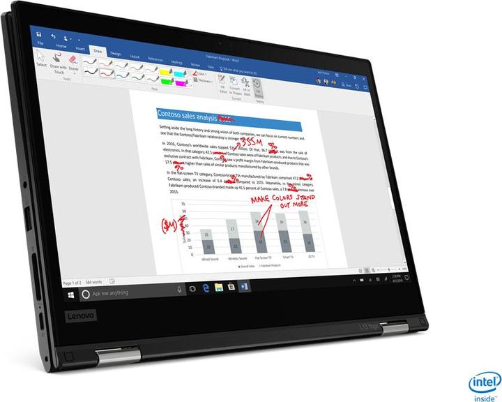Produktbild Lenovo ThinkPad L13 Yoga Gen 2 (13.30", Intel Core i7-1165G7, 16 GB, 512 GB, CH)