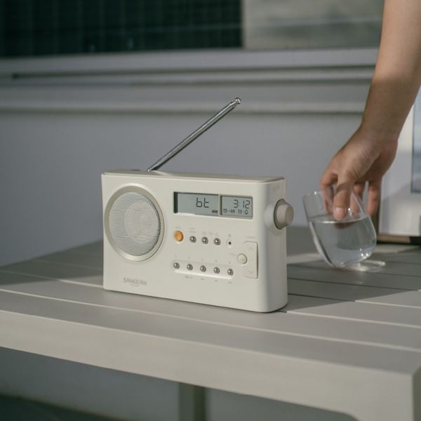 Produktbild Sangean PR-DA BT Tischradio, Pastel Cream (LW, MW, FM, KW, Bluetooth)