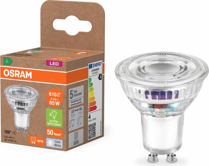 Actual product image Osram Reflector lamp (GU10, 610 lm, 1 x)