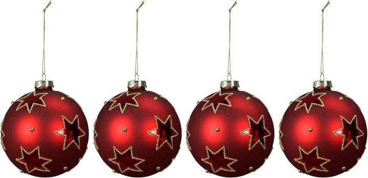 Actual product image Cocon Weihnachtskugeln Stern gross, 4 Stück (4x)