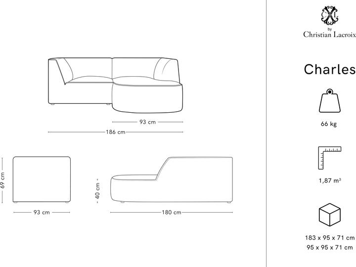 Actual product image CXL by Christian Lacroix Charles (Corner sofa, Modular sofa)