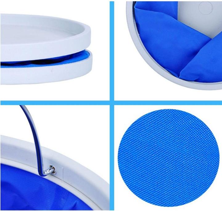 Produktbild König Design 9L Eimer faltbar Falteimer Camping Wassereimer Angeln Auto Putzeimer Futtereimer