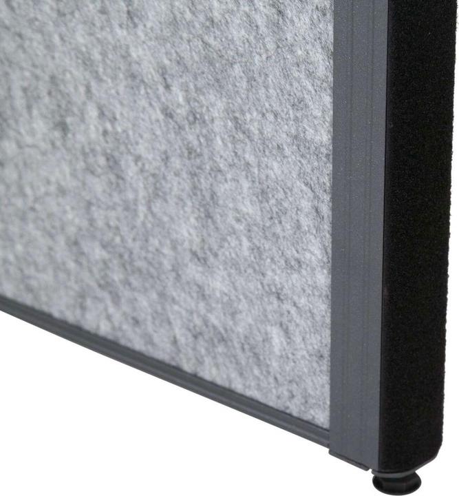 Produktbild Maul Stellwandsystem MAULconnecto 9661089 Uplight 3xAk d.gr Stand (100 x 182 cm)