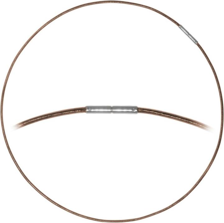 Produktbild Bijouteria Schlichte Halskette (Edelstahl, Leder, 50 cm)