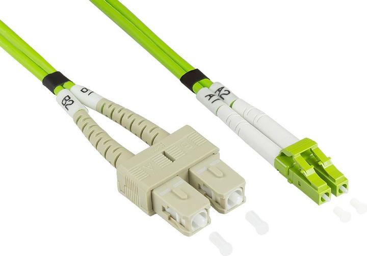 Produktbild Good Connections Alcasa LW-820LS5 Glasfaserkabel 20 m LSZH OM5 LC SC Grün (S/FTP, 20 m)