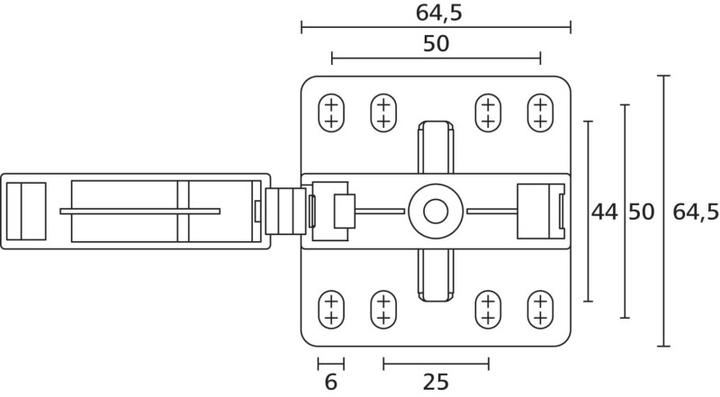 Produktbild HellermannTyton Schlauchhalter Schraubbarer IWS Wellrohrhalter für Wellrohre, NW 37 (Kabeldurchlass, 6.45 cm)