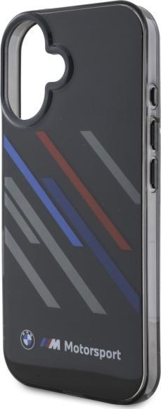 Produktbild BMW BMHCP16M23HTRAK iPhone 16 Plus 6.7" czarny/black hardcase Motosport IML Random Stripes (Apple iPhone 16 Plus)