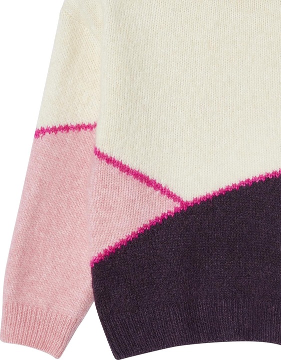 Image du produit Vertbaudet Pull fille style color block (98)