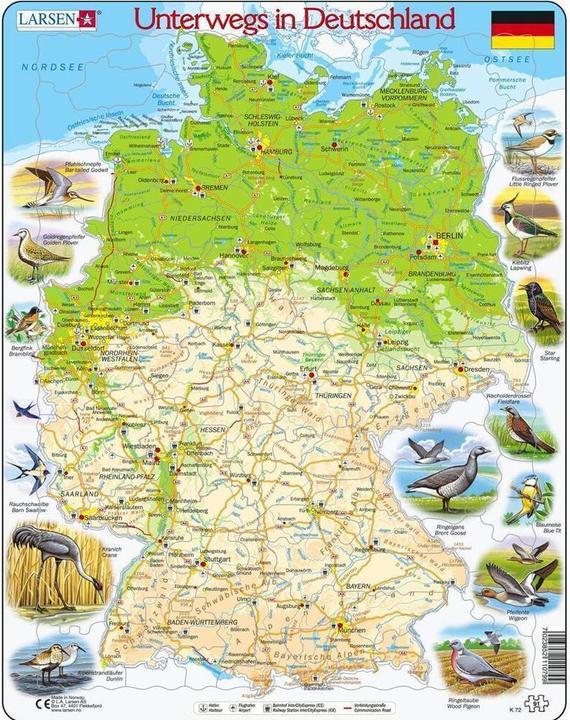 Actual product image Larsen Reisen in Deutschland (91 pieces)