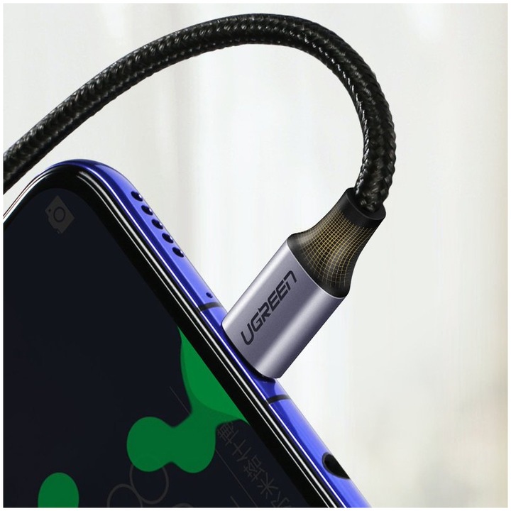 Image du produit Ugreen USB C – USB C (2 m, USB 2.0)